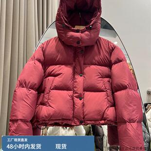 韩式羽绒服女式短连帽宽松加厚时尚泡芙小面包外衣保暖夹克新潮