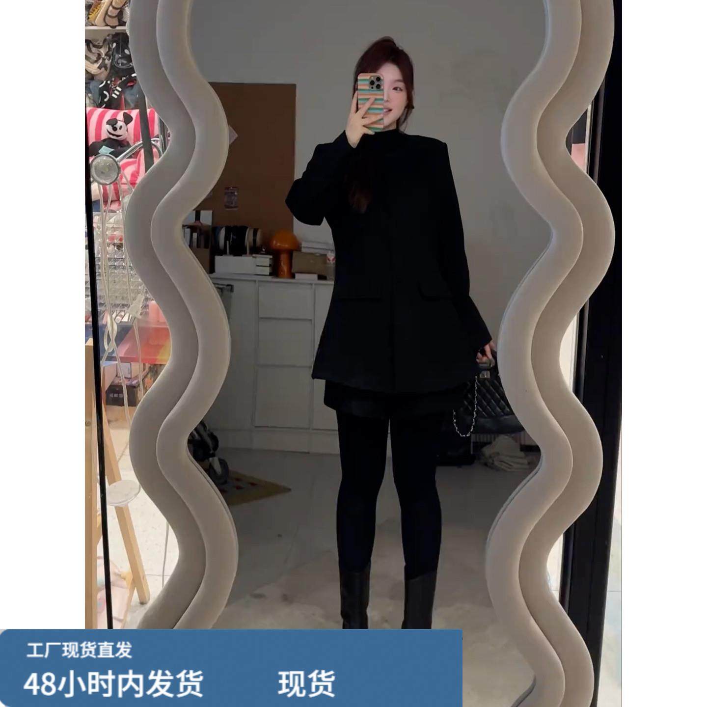 法式赫本风黑色毛呢外套女秋冬2026新款小香风气质高级感呢子大衣,运动/瑜伽/健身/球迷用品,广场舞套装,淘宝优惠券,粉丝福利购,淘宝优惠卷