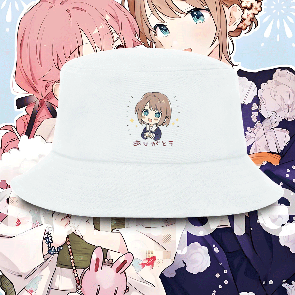 与你相恋到生命尽头动漫渔夫帽