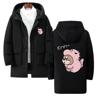 2024新款连帽保暖秋冬羽绒服