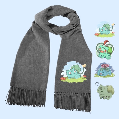 精灵宝可梦动漫妙蛙种子周边围巾