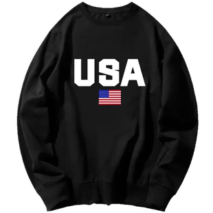 USA美国男篮国家队衣服篮球世界杯队服运动休闲宽松上衣圆领卫衣