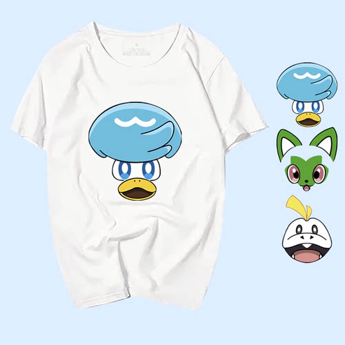 联名衣服男女短袖T恤半截袖夏