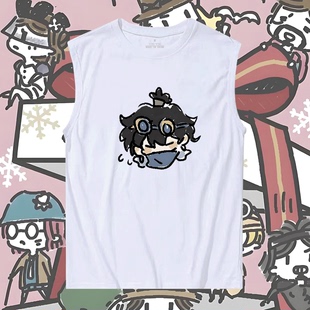 第五人格周边击球手空军玩具商医生学生cos男女纯棉定制无袖背心