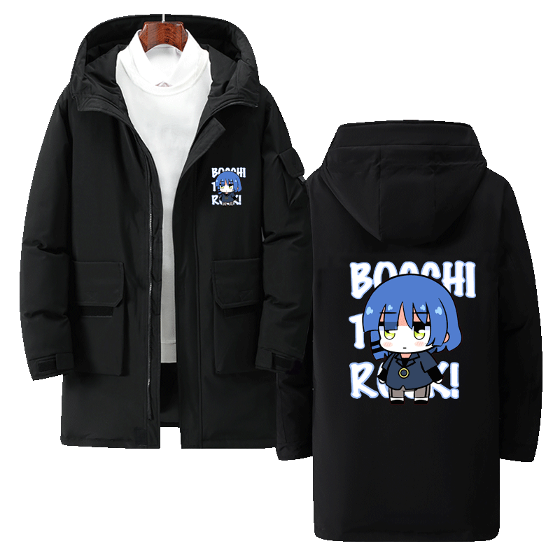 休闲连帽外套保暖冬情侣羽绒服