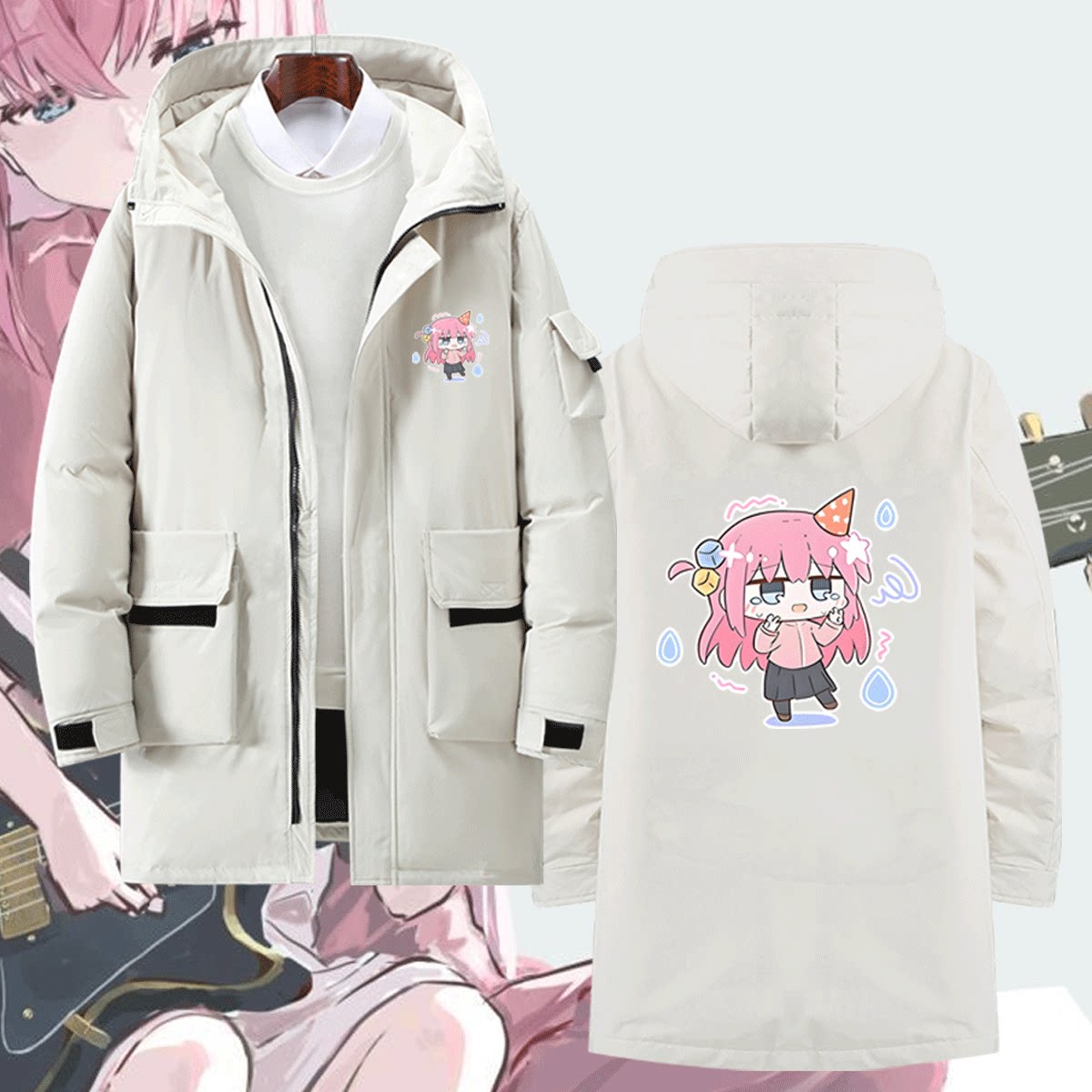 孤独摇滚山田凉波奇酱羽绒服