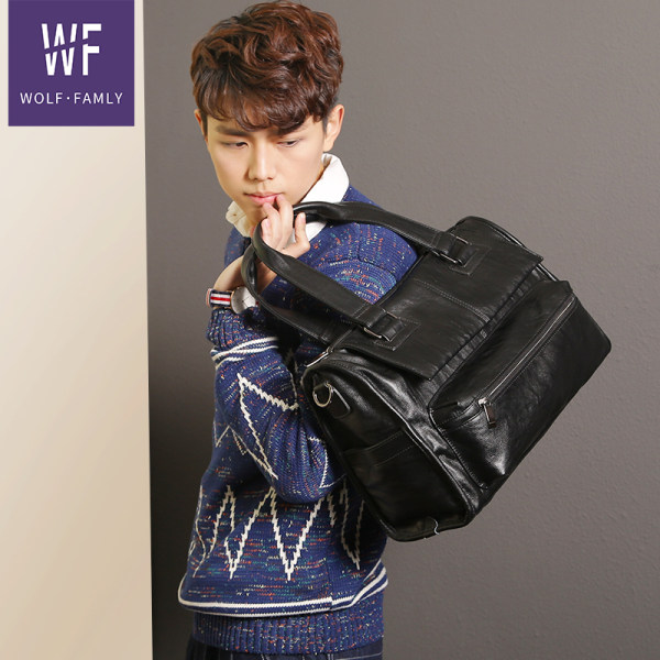 狼族世家 男式挎包 手提包 优惠券折后￥39包邮（￥59-20）