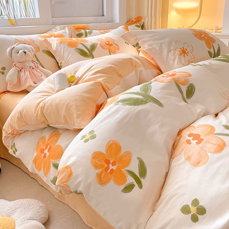 纯棉被套单件100全棉150x200x230cm床单被罩1.5单人被单床笠