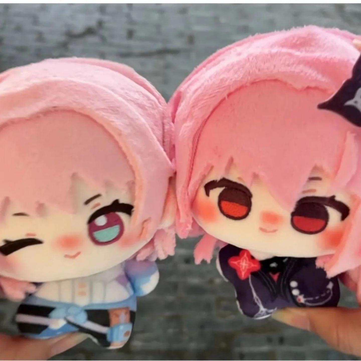 崩坏星穹铁夜月属性10cm棉花娃娃