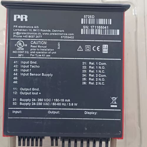 议价丹麦PR电子PR5725D显示器