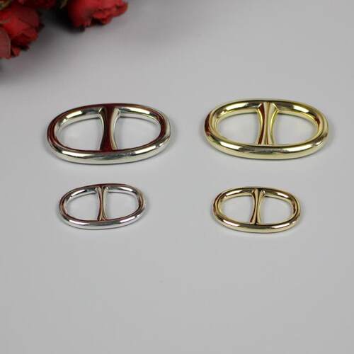 镀金日字钛钢法国质感丝巾扣