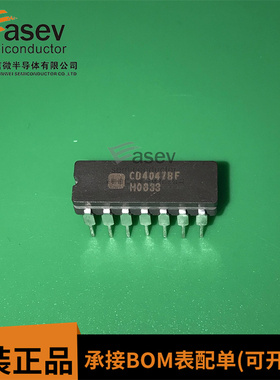 CD4047BF CDIP-14 原装进口 集成电路 IC芯片 欢迎咨询