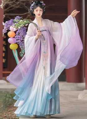 池秋记齐胸大袖汉服套装