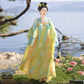 裙襦裙春夏日常仙气汉服套装 原创唐制齐胸衫 琉璃碎 池秋记汉服