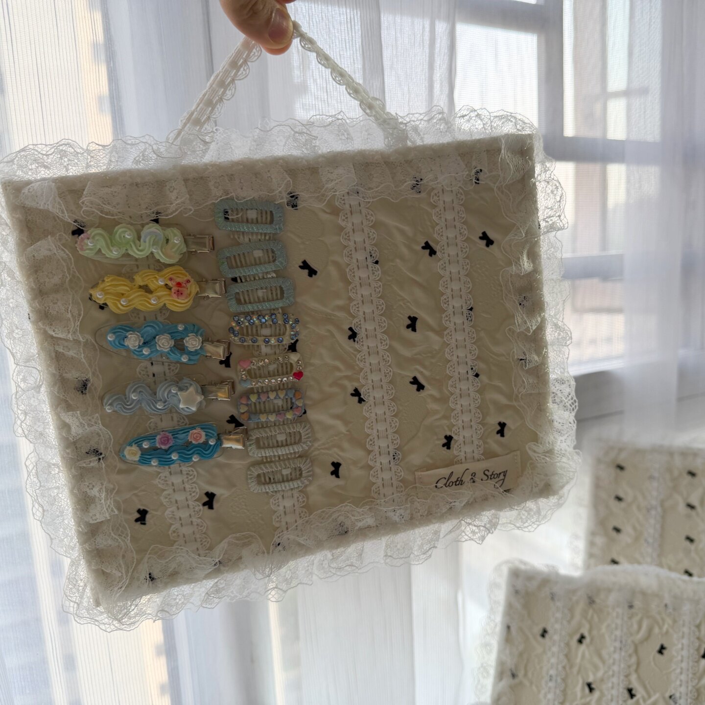 发夹收纳板狗狗发夹青蛙夹收纳宠物 儿童发夹展示板