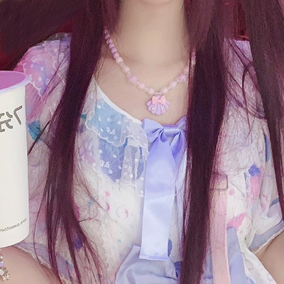 毛酱手作日系软妹贝壳串珠少女