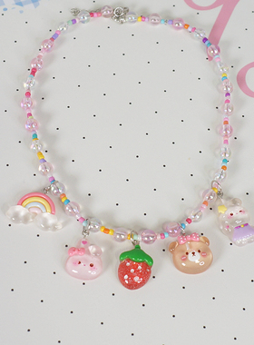 女卡通可爱项链少女心