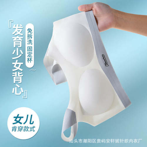 高中生内衣女初中学生青春发育期三阶段少女定型固定杯文胸罩薄款