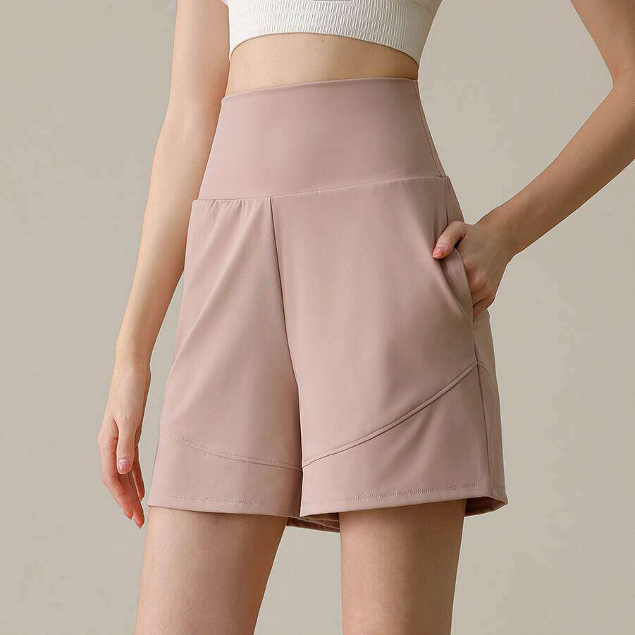 锦纶运动五分裤女 宽松显瘦休闲健身训练裤跑步瑜伽中裤骑行裤夏