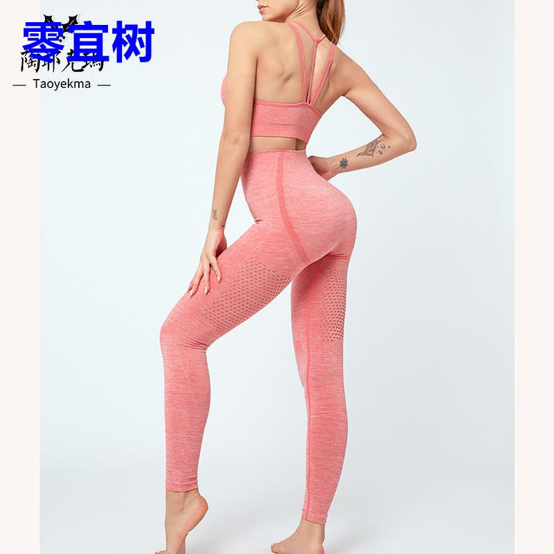 TYKM运动内衣美背跑步防震瑜伽文胸健身女无痕设计无痕一体