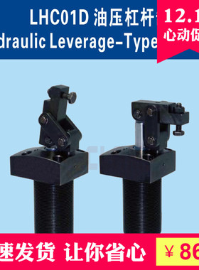 LHC01系列复动式夹紧油缸LHC01D-40 杠杆式油压缸 气