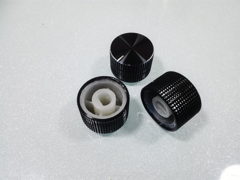 半圆柄20*13mm网花电位器旋钮图片
