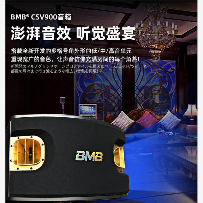 BMB CSV-450/900专业KTV音响家庭会议舞蹈室卡拉OK卡包音箱套装