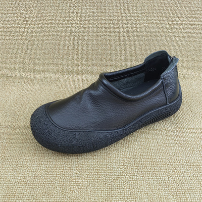 舒适废土风休闲真皮女鞋软底百搭