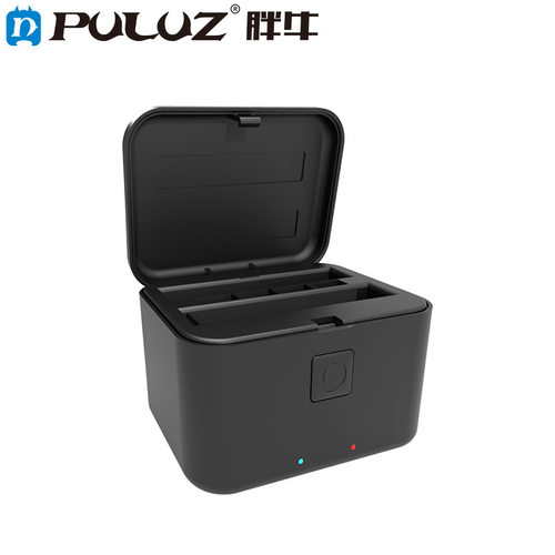 PULUZ胖牛适用影石Insta360 X5电池充电器充电盒收纳电池仓配件