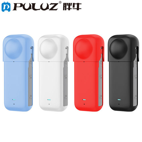 PULUZ胖牛适用Insta360 X4硅胶保护套影石全景相机保护套镜头配件