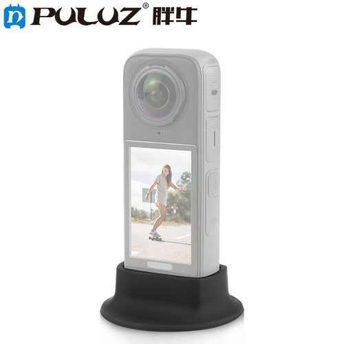 PULUZ胖牛适用Insta360 X4全景相机专用硅胶底座相机桌面支撑底座