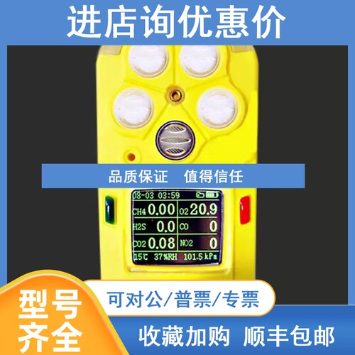 议价博特BX-60六合一防爆手持气体检测仪CO H2S O2 CH4 CO2 NO2
