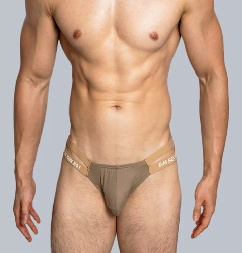 D.M男内裤薄三角裤运动字母青年时尚性感低腰透气夏打底裤衩潮流