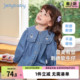 上衣春装 宝宝娃娃领衬衣纯棉小童法式 儿童衣服 软牛仔衬衫 女童春季