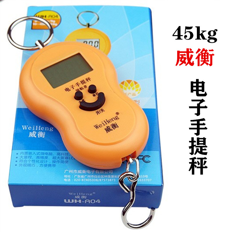 便携式充电新款手提秤电子称吊钩称家用弹簧称10买菜称50KG威衡