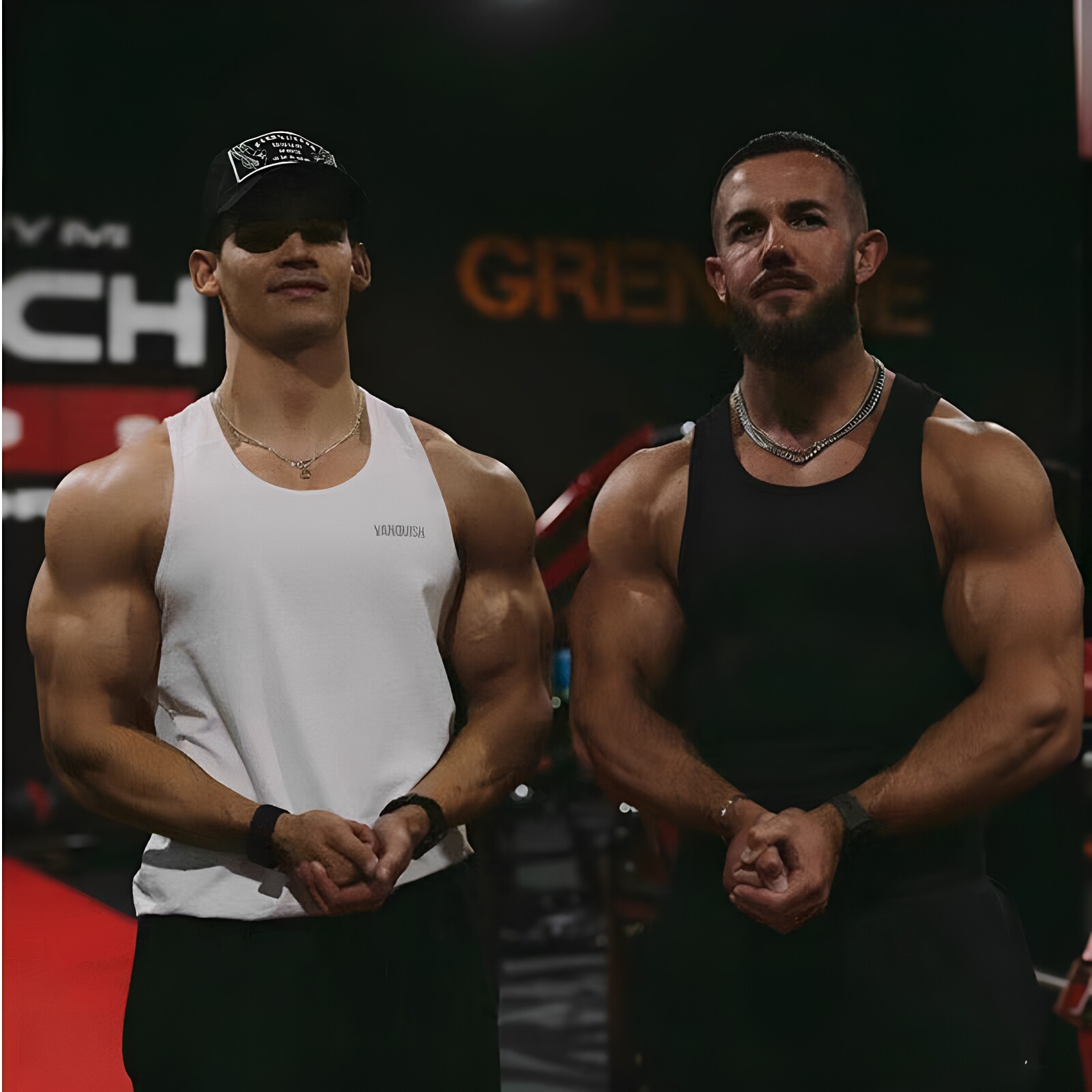 VQ slim fit tank运动健身健美修身贴身背心男训练显肌肉无袖T恤