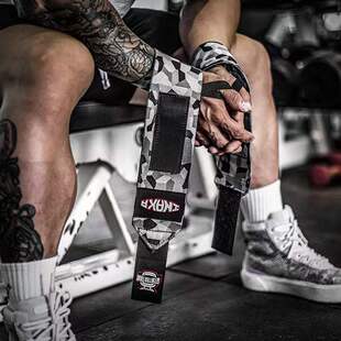 迷彩机甲护腕卧推健身训练防扭伤腱鞘劳损专业运动保护装 备护手腕