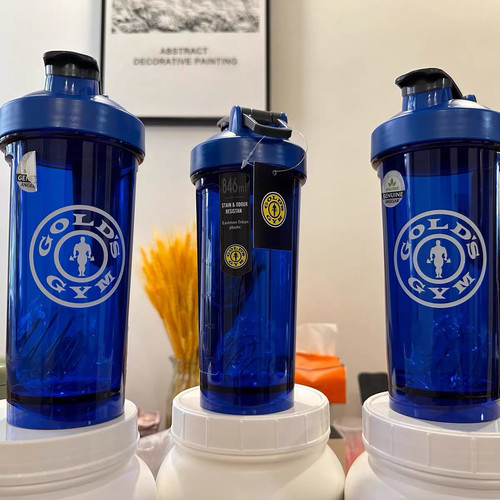 GOLDSGYM金吉姆健身大容量TriTan材质耐高温运动水杯蛋白粉摇摇杯