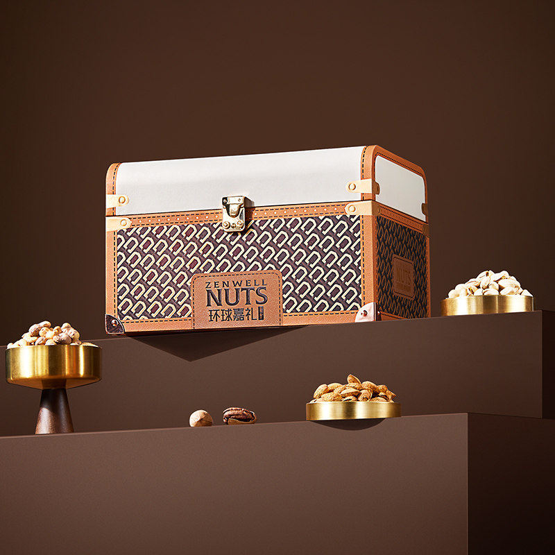 臻味高档坚果礼盒2050g环球嘉礼干果大礼包年货礼品送礼长辈团购,零食/坚果/特产,坚果礼盒,淘宝优惠券,粉丝福利购,淘宝优惠卷