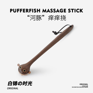 河豚不求人痒痒挠多功能抓背挠痒神器抓痒器背部伸缩老头乐挠痒痒