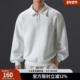 肌理感长袖 Polo衫 男秋季 BD健美站美式 大码 简约纯色运动卫衣男