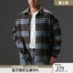 复古宽松保暖男士 新款 外套 格子衬衫 BD健美站秋冬加厚羊毛长袖