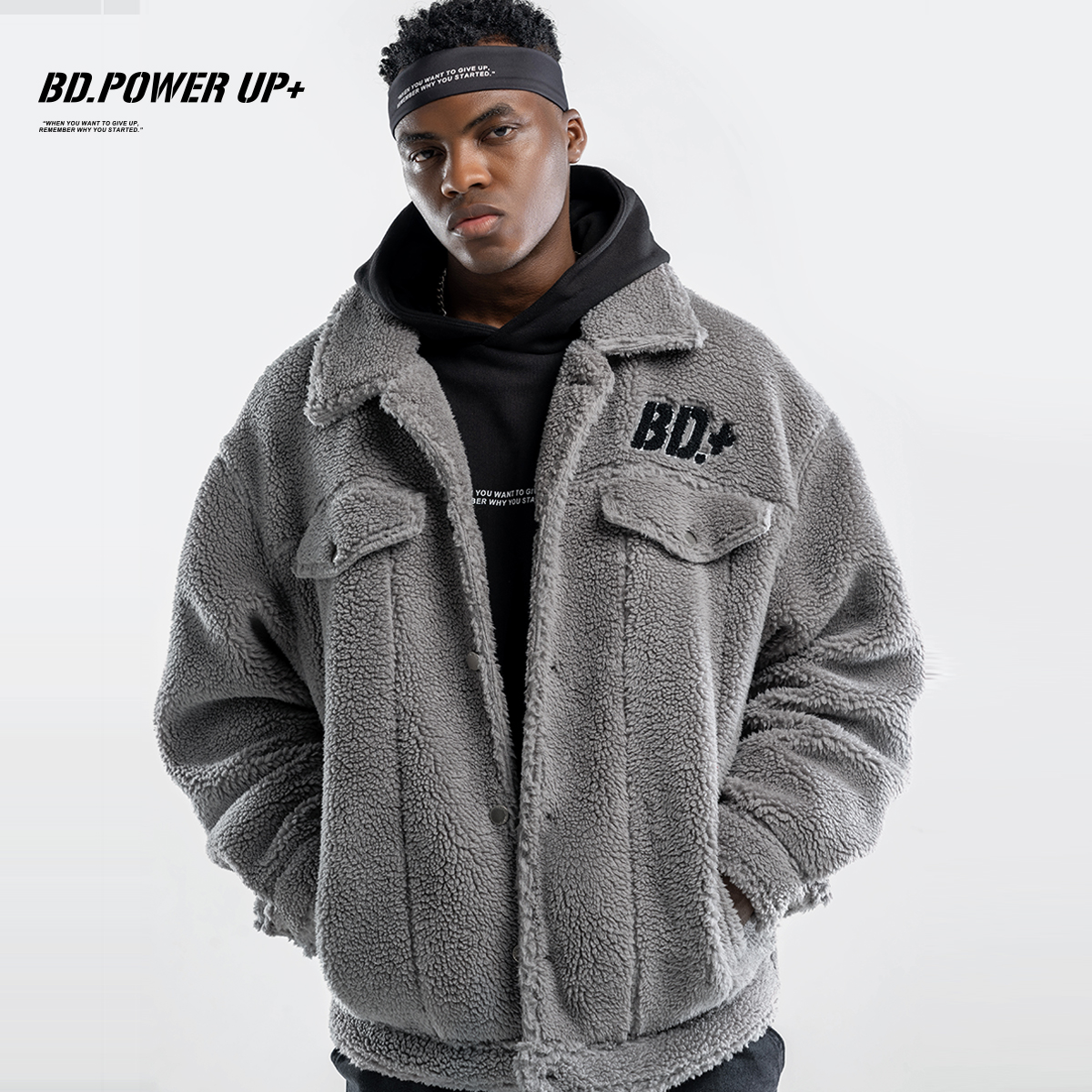 BD.POWERUP+加厚外套男