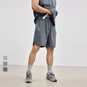 简约速干梭织运动短裤 BD健美站夏季 篮球短裤 美式 男宽松 薄款