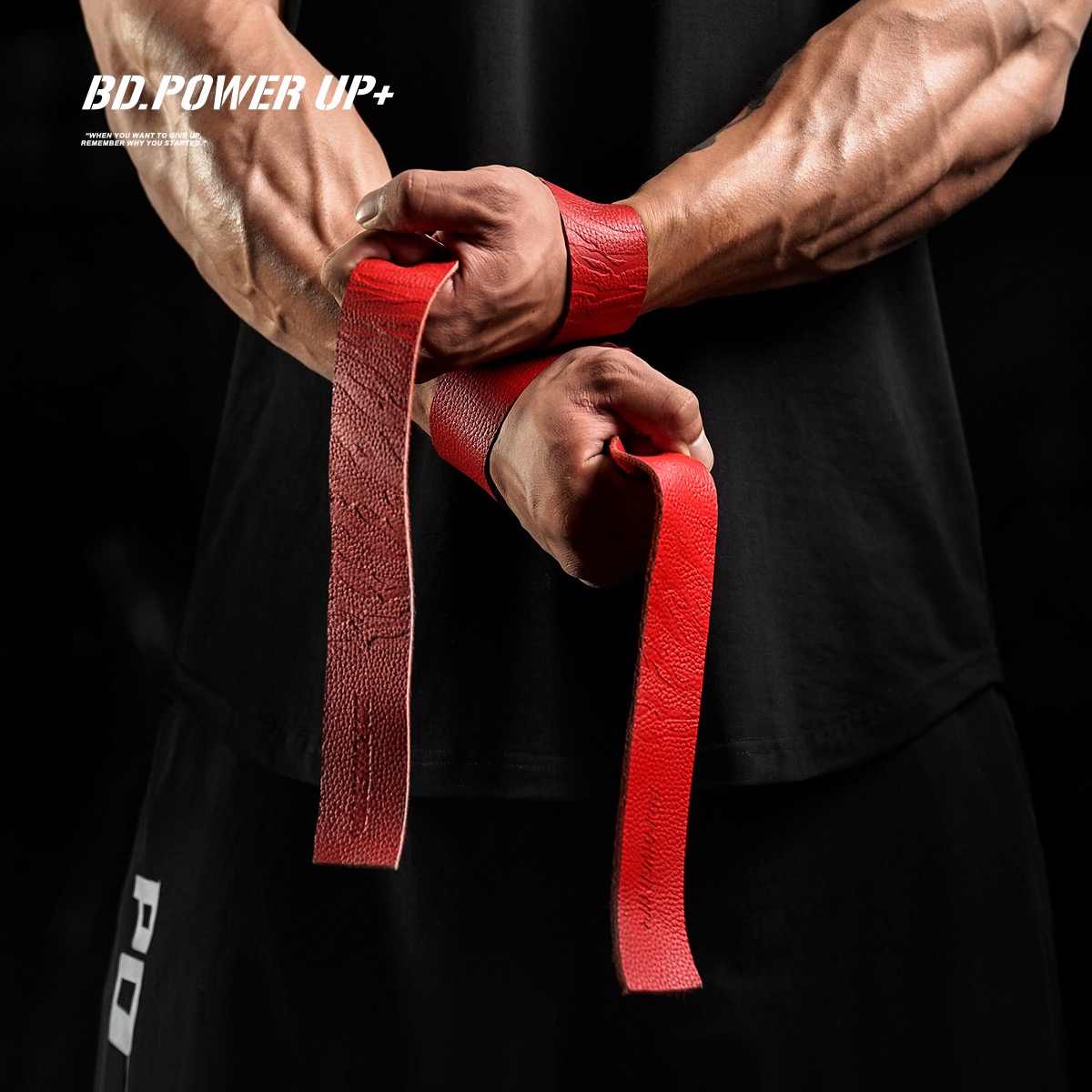 领带版牛皮防滑护腕男