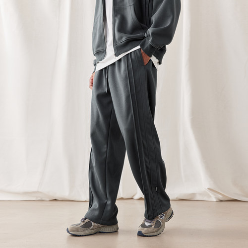重磅针织运动长裤男宽松