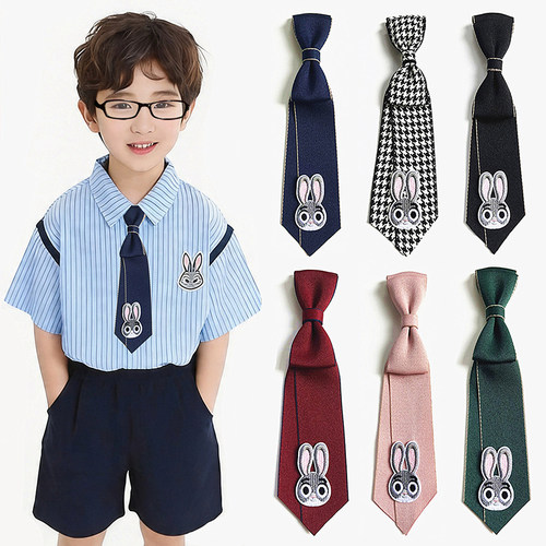 儿童领结男童女童宝宝学院风领带小学生校服配饰表演兔子小领结