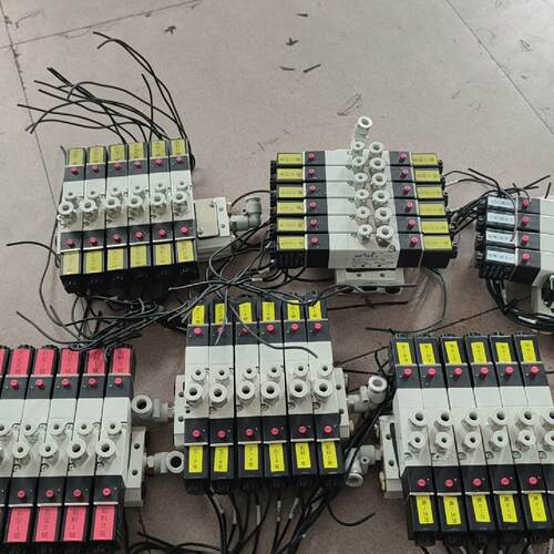 议价亚德客电磁阀4V130C06电磁电气阀24V直接出线成可维修