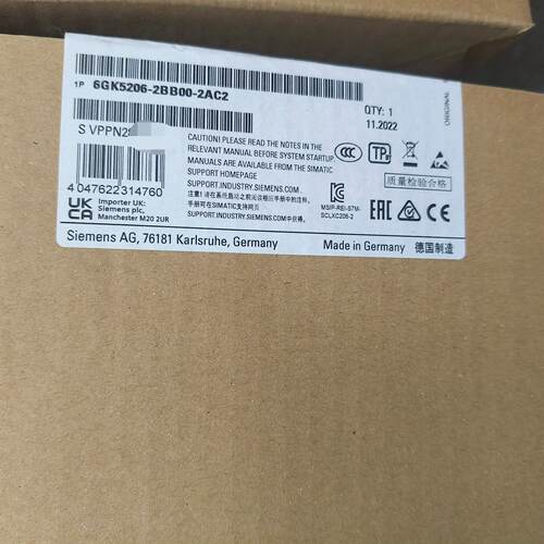 西门子6GK5206-2BB00-2AC2全新原装未开封，德--议价商品