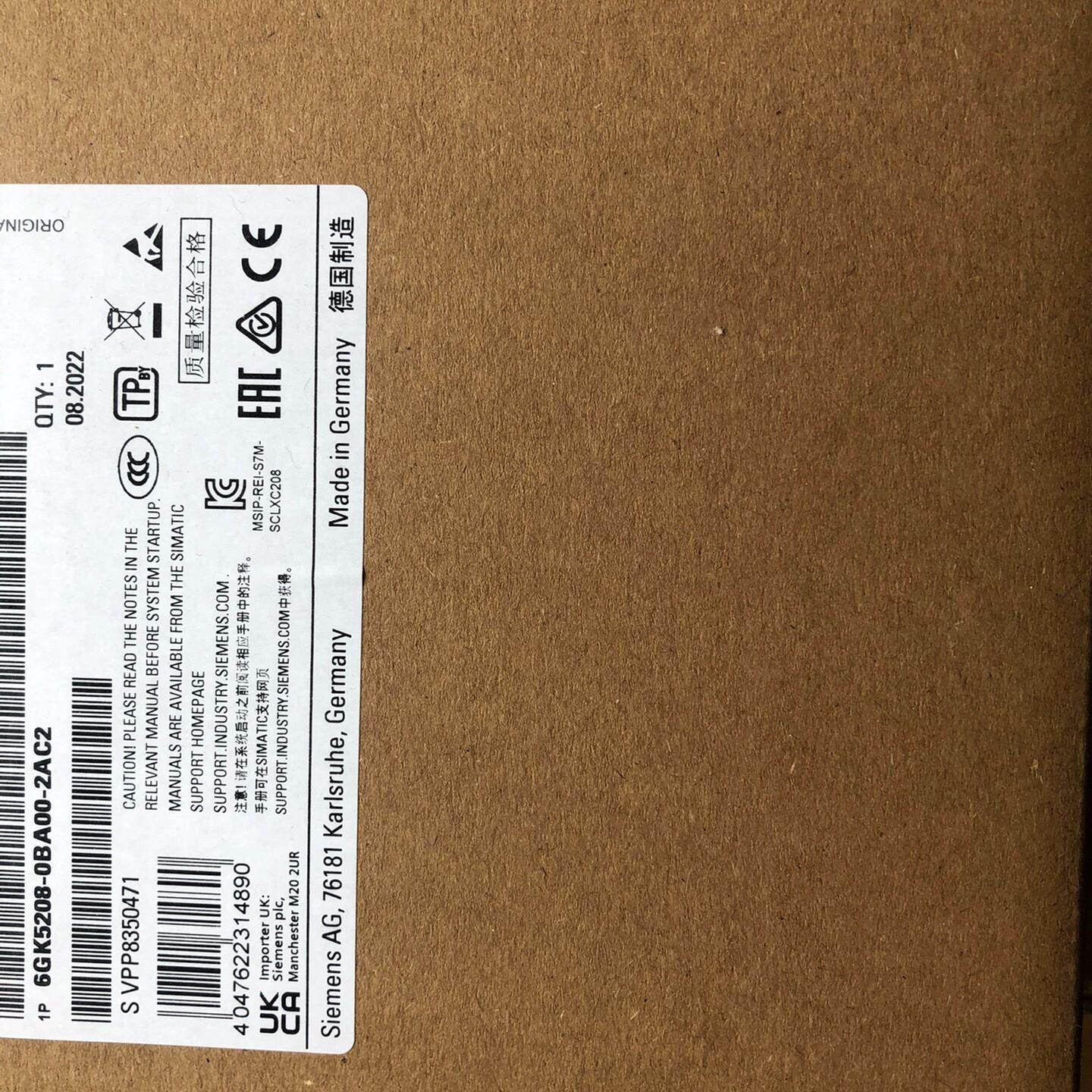【议价】交换机6GK5208-0BA00-2AC2适用600